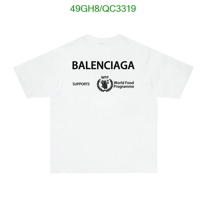 Balenciaga-Clothing Code: QC3319 $: 49USD