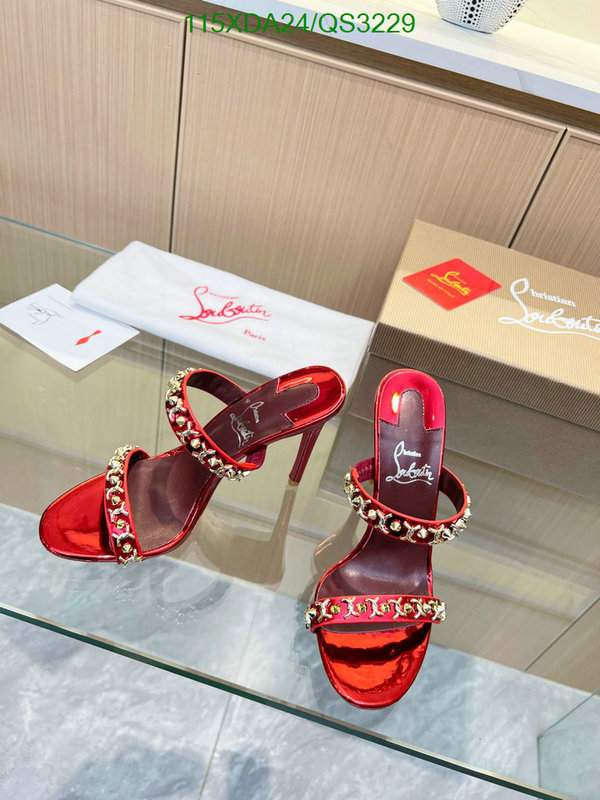 Christian Louboutin-Women Shoes Code: QS3229 $: 115USD