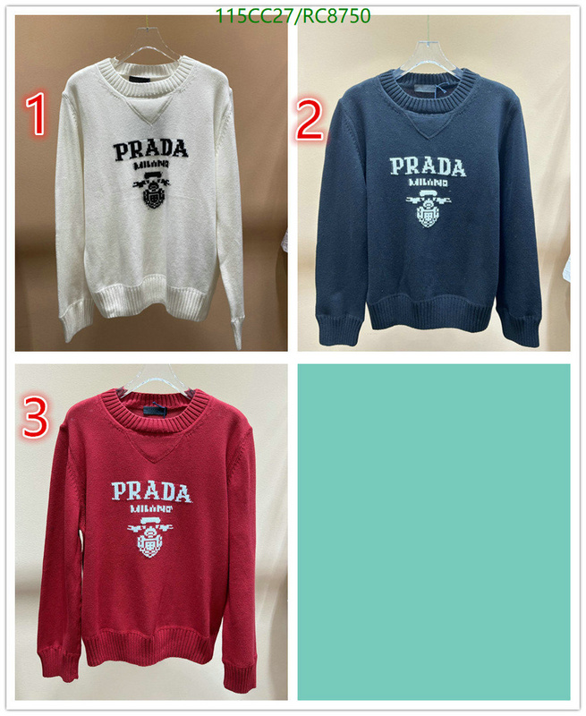 Prada-Clothing Code: RC8750 $: 115USD