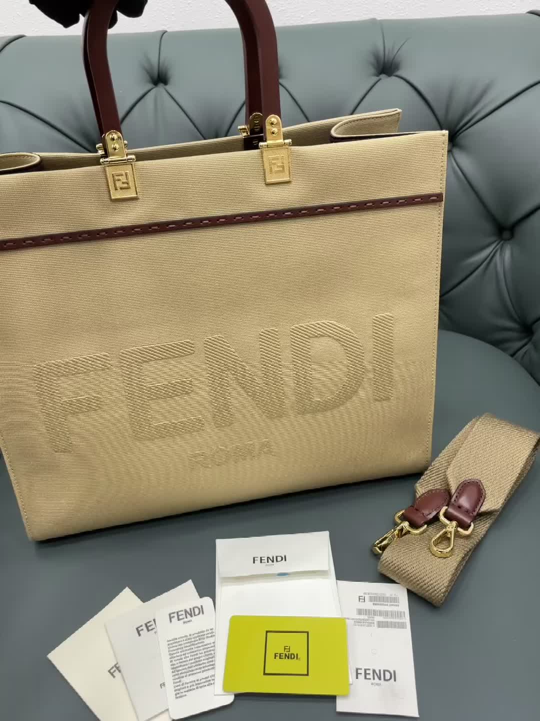 Sunshine-Fendi Bag(Mirror Quality) Code: LB7129 $: 279USD