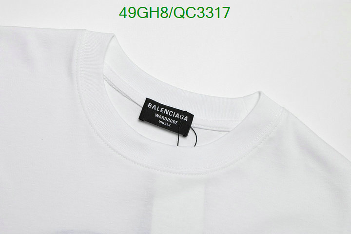 Balenciaga-Clothing Code: QC3317 $: 49USD