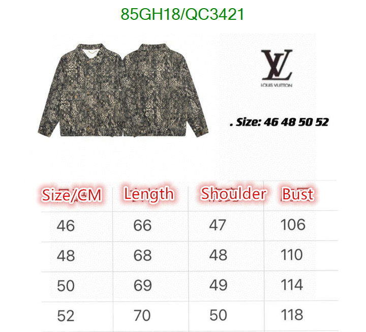 LV-Clothing Code: QC3421 $: 85USD