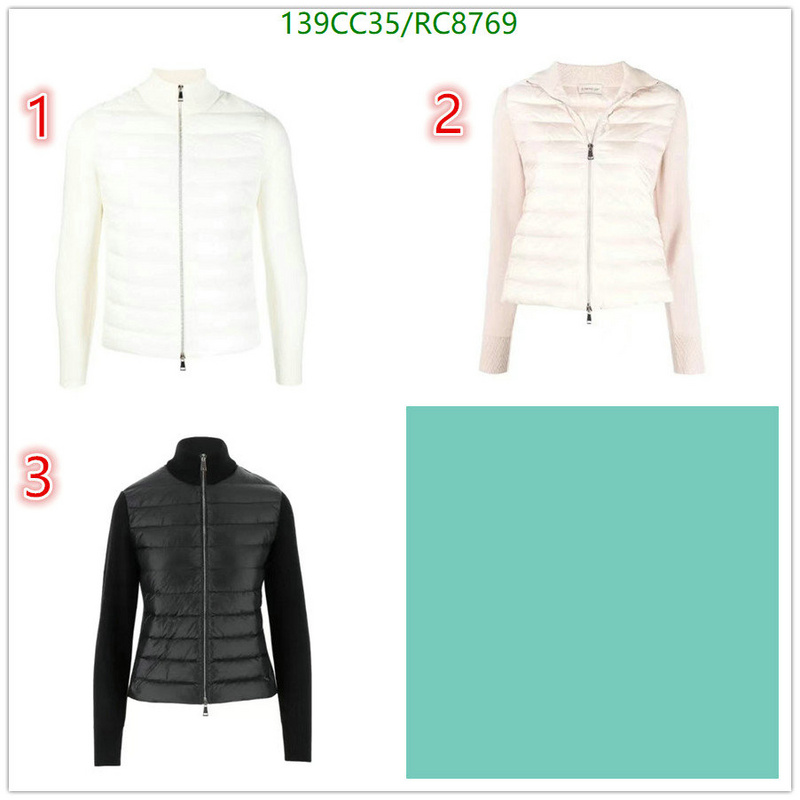 Moncler-Down jacket Women Code: RC8769 $: 139USD