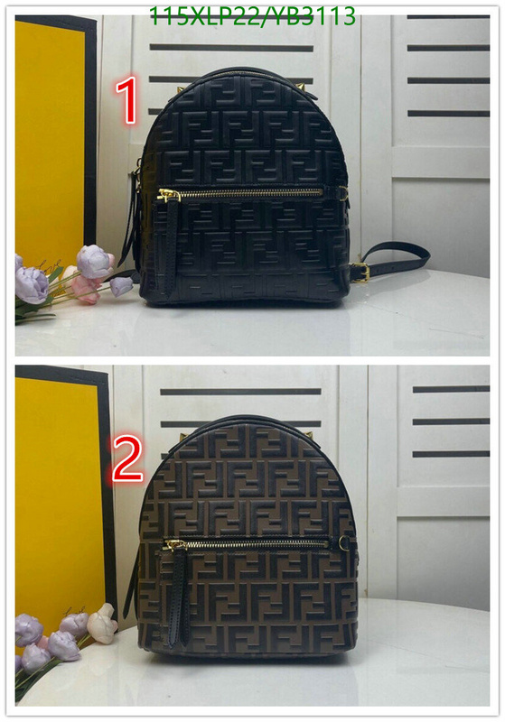 Backpack-Fendi Bag(4A) Code: YB3113 $: 115USD