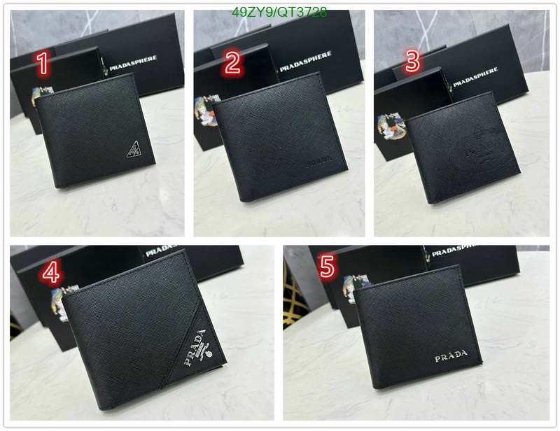 Prada-Wallet-4A Quality Code: QT3728 $: 49USD