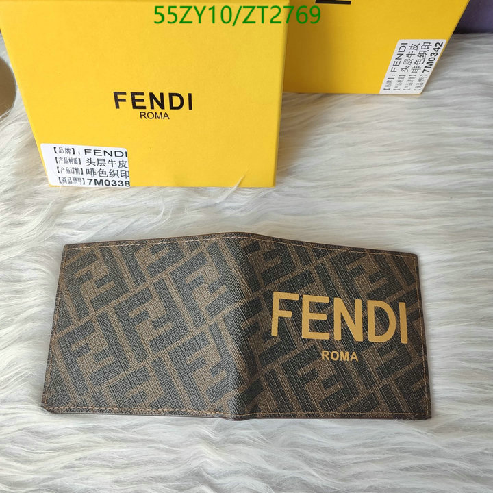 Wallet-Fendi Bag(4A) Code: ZT2769 $: 55USD