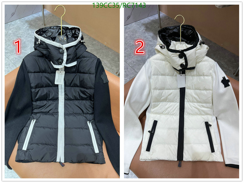 Moncler-Down jacket Women Code: RC7143 $: 139USD