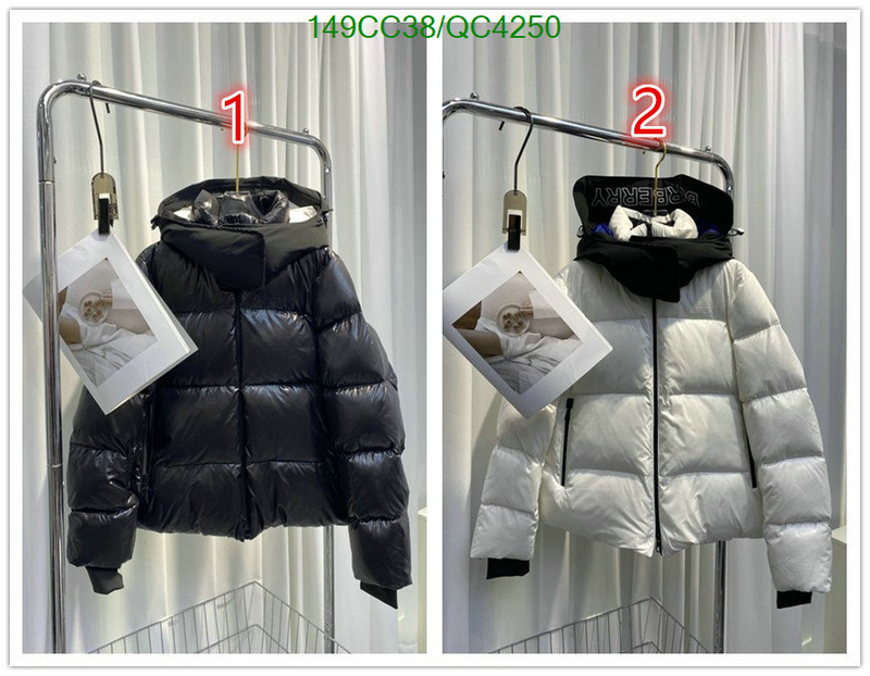 Burberry-Down jacket Women Code: QC4250 $: 149USD