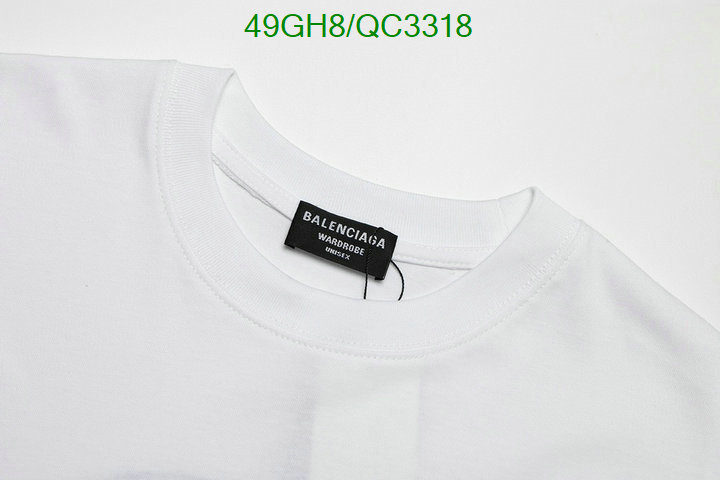 Balenciaga-Clothing Code: QC3318 $: 49USD
