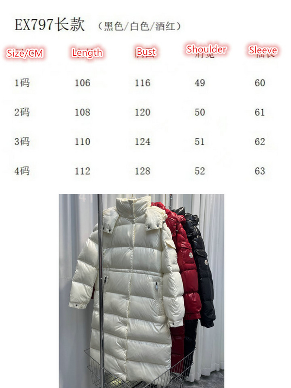 Moncler-Down jacket Women Code: QC4256 $: 185USD