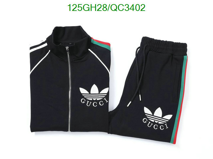 Gucci-Clothing Code: QC3402 $: 125USD