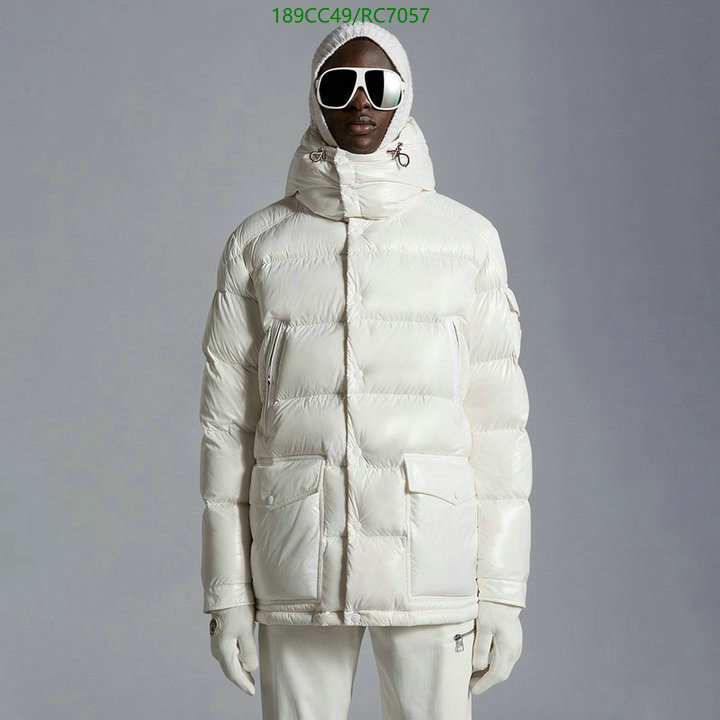 Moncler-Down jacket Men Code: RC7057 $: 189USD