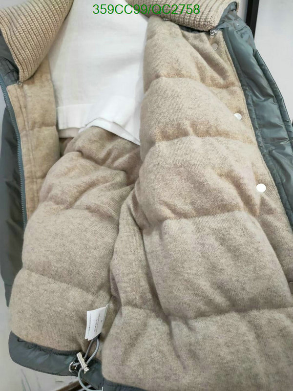 Brunello Cucinelli-Down jacket Women Code: QC2758 $: 359USD