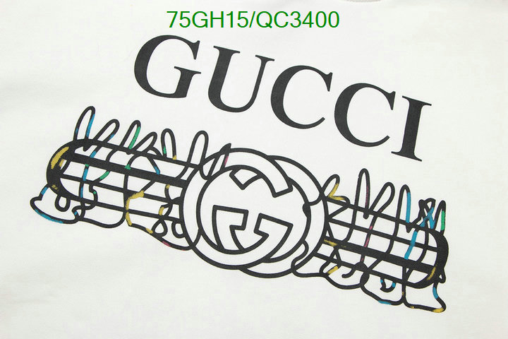 Gucci-Clothing Code: QC3400 $: 75USD