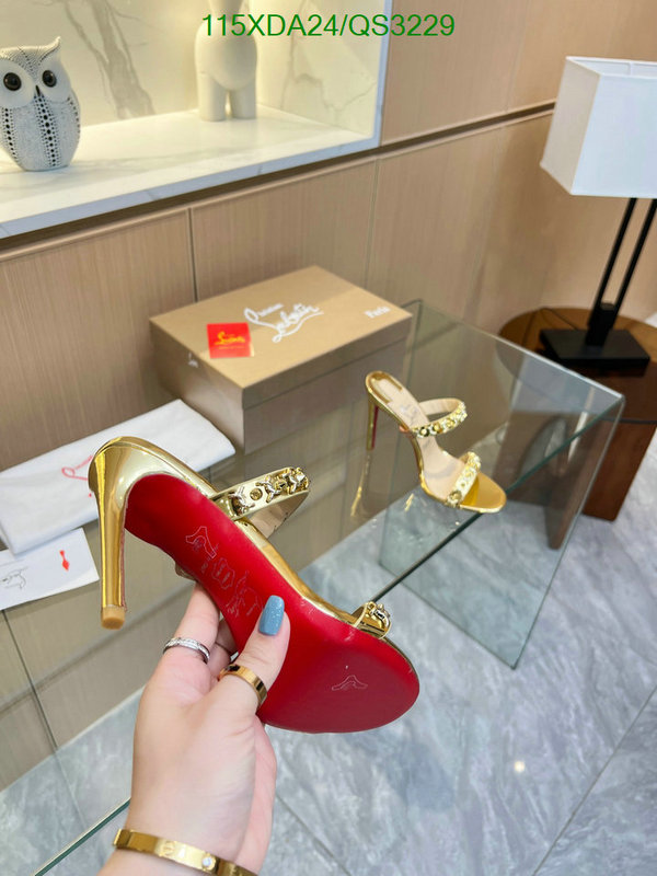 Christian Louboutin-Women Shoes Code: QS3229 $: 115USD