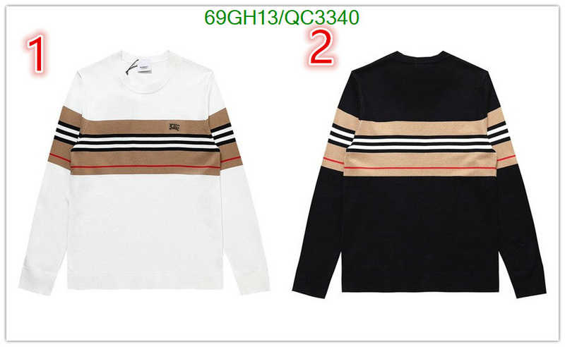 Burberry-Clothing Code: QC3340 $: 69USD