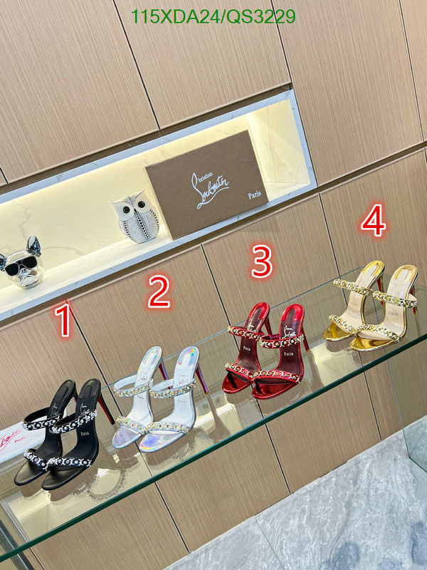 Christian Louboutin-Women Shoes Code: QS3229 $: 115USD