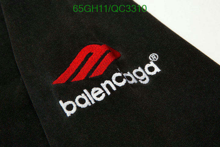 Balenciaga-Clothing Code: QC3310 $: 65USD
