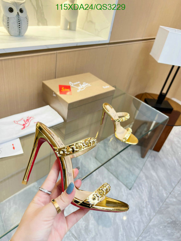 Christian Louboutin-Women Shoes Code: QS3229 $: 115USD