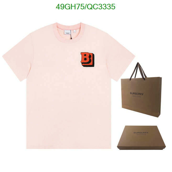 Burberry-Clothing Code: QC3335 $: 49USD