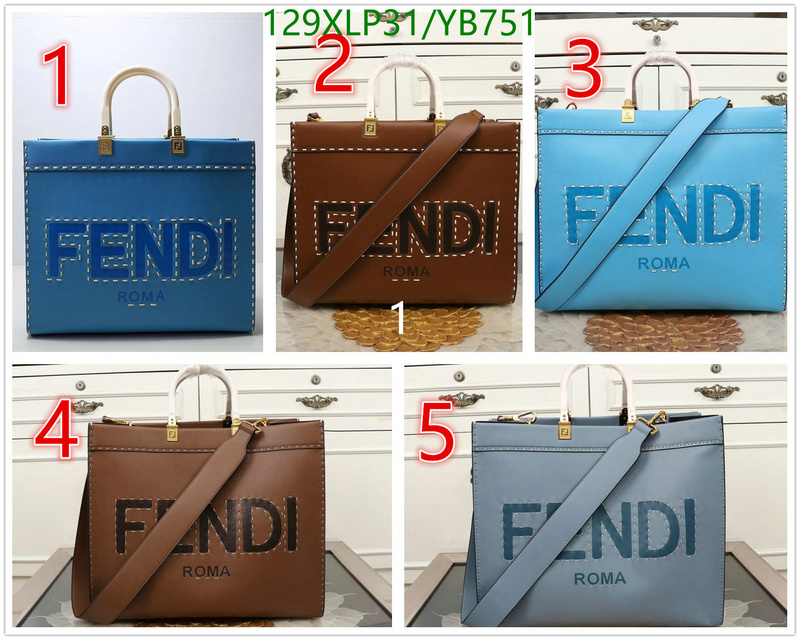 Sunshine-Fendi Bag(4A) Code: YB751 $: 129USD