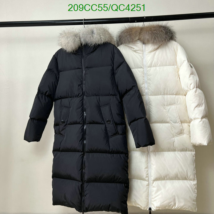 Moncler-Down jacket Women Code: QC4251 $: 209USD