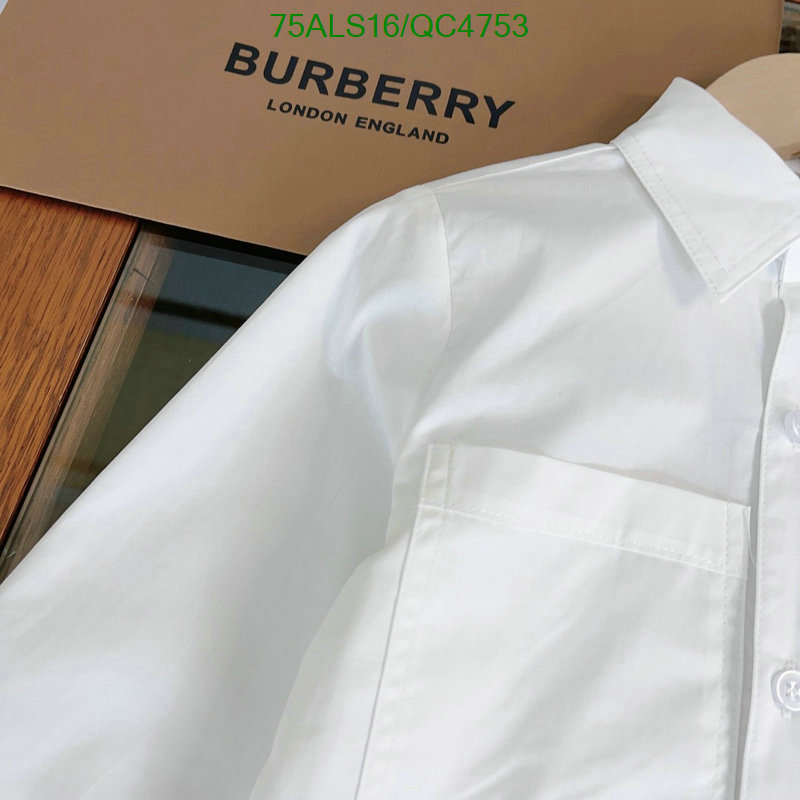 Burberry-Kids clothing Code: QC4753 $: 75USD