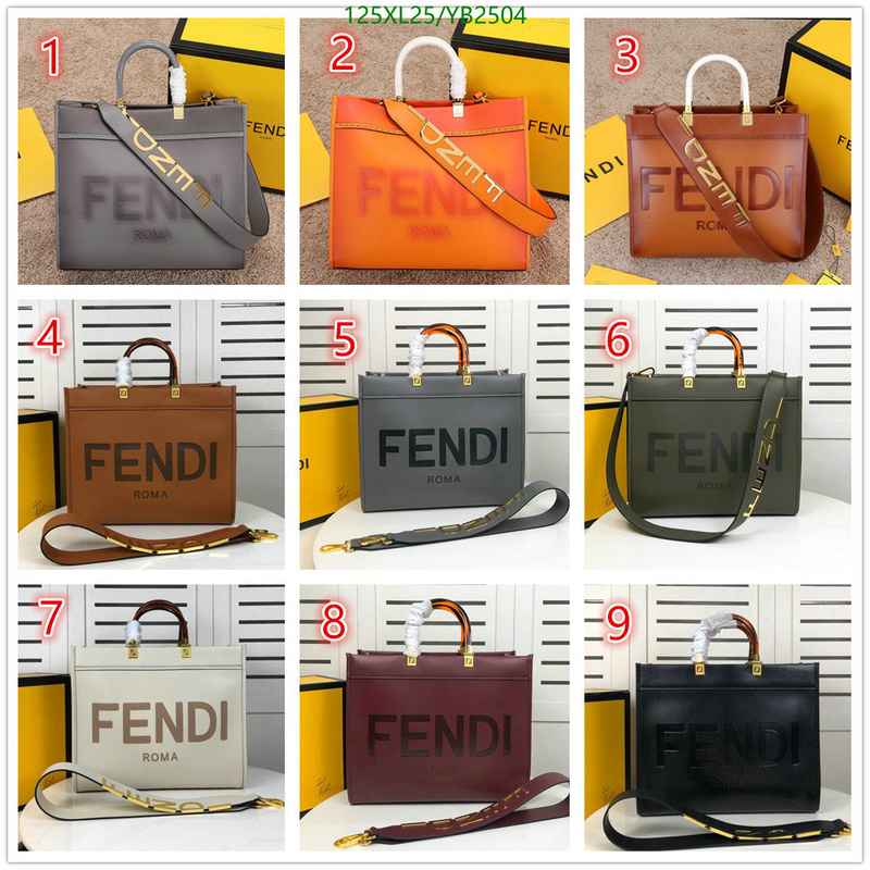 Fendi-Bag-4A Quality Code: YB2504 $: 125USD