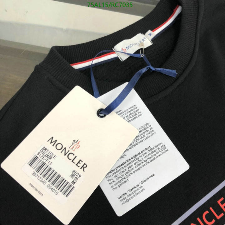 Moncler-Clothing Code: RC7035 $: 75USD