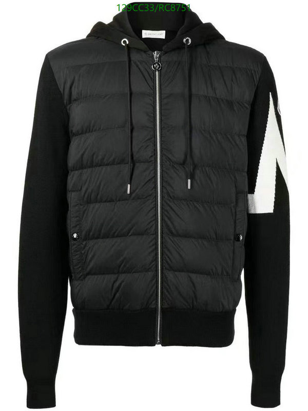 Moncler-Down jacket Men Code: RC8751 $: 129USD