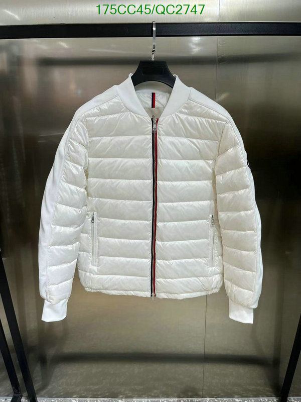 Moncler-Down jacket Men Code: QC2747 $: 175USD