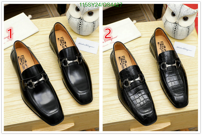 Ferragamo-Men shoes Code: QS4427 $: 115USD