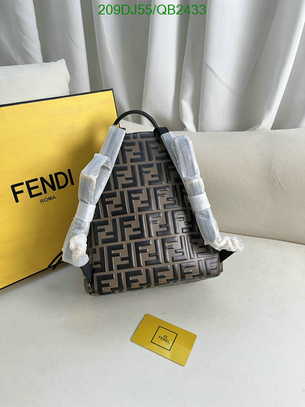 Backpack-Fendi Bag(Mirror Quality) Code: QB2433 $: 209USD