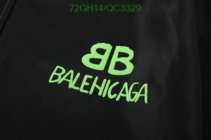 Balenciaga-Clothing Code: QC3329 $: 72USD
