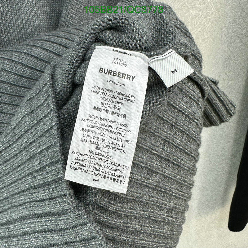 Burberry-Clothing Code: QC3778 $: 105USD