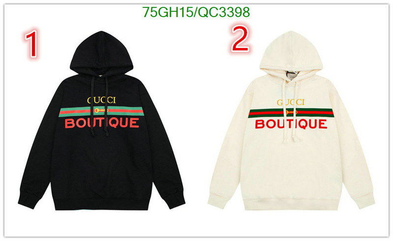 Gucci-Clothing Code: QC3398 $: 75USD