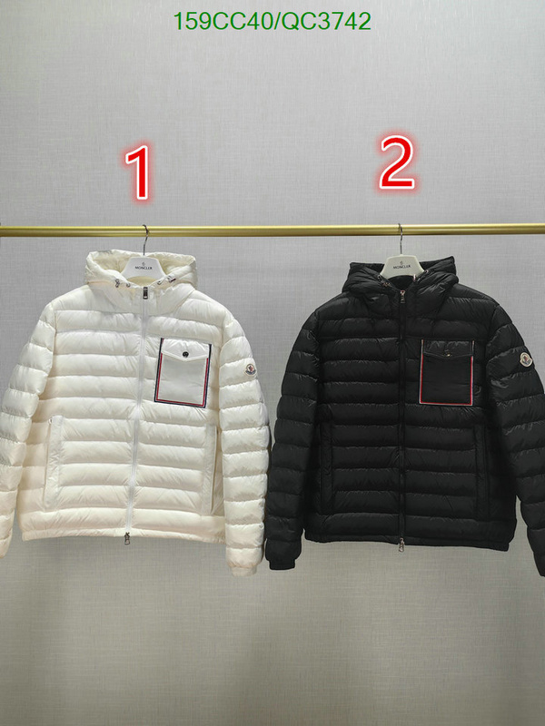 Moncler-Down jacket Men Code: QC3742 $: 159USD