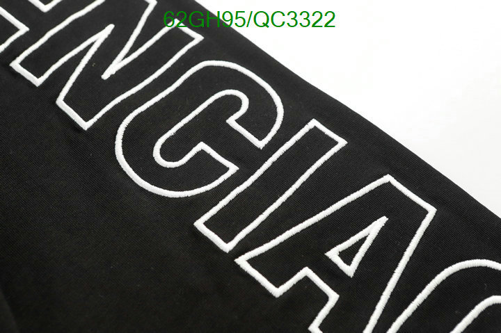 Balenciaga-Clothing Code: QC3322 $: 62USD