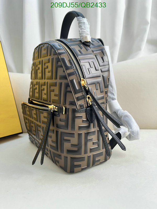 Backpack-Fendi Bag(Mirror Quality) Code: QB2433 $: 209USD