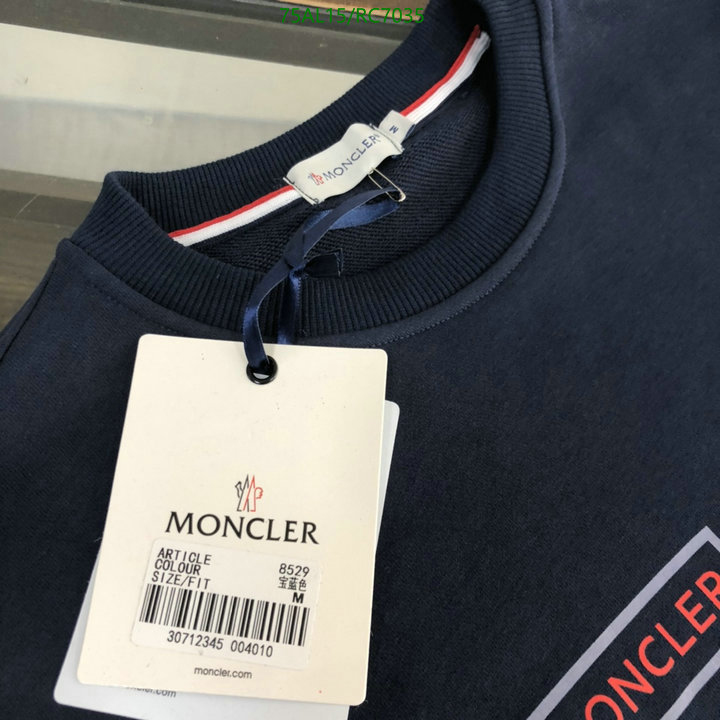 Moncler-Clothing Code: RC7035 $: 75USD