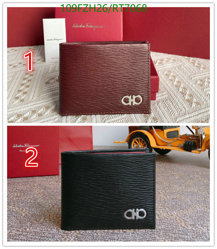 Ferragamo-Wallet Mirror Quality Code: RT7068 $: 109USD