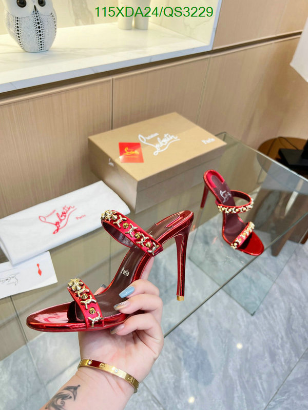 Christian Louboutin-Women Shoes Code: QS3229 $: 115USD