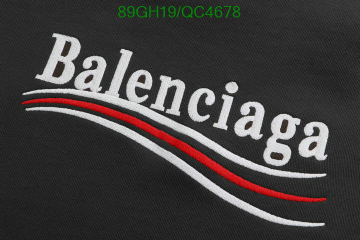 Balenciaga-Clothing Code: QC4678 $: 89USD