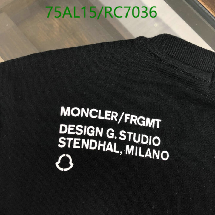 Moncler-Clothing Code: RC7036 $: 75USD