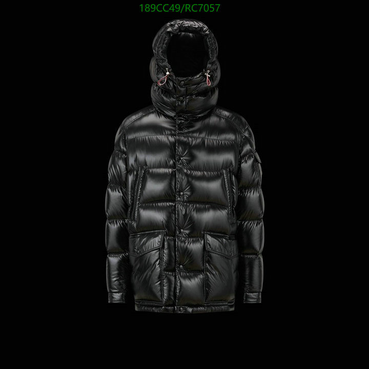 Moncler-Down jacket Men Code: RC7057 $: 189USD