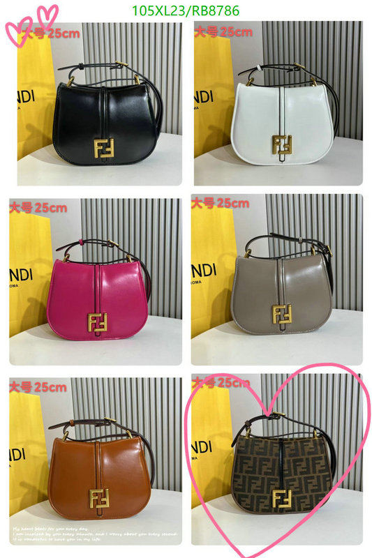 Diagonal-Fendi Bag(4A) Code: RB8786 $: 105USD