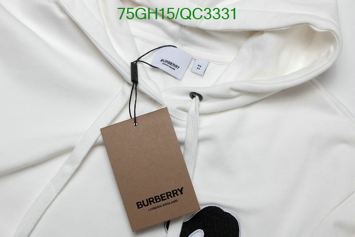 Burberry-Clothing Code: QC3331 $: 75USD
