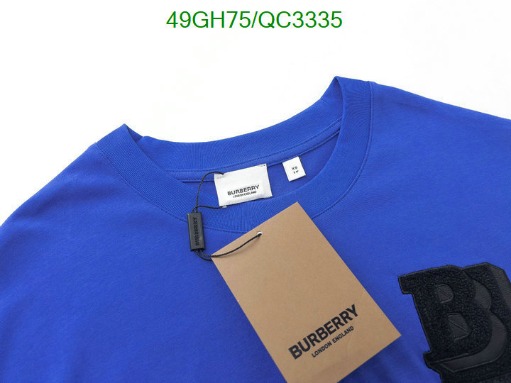 Burberry-Clothing Code: QC3335 $: 49USD