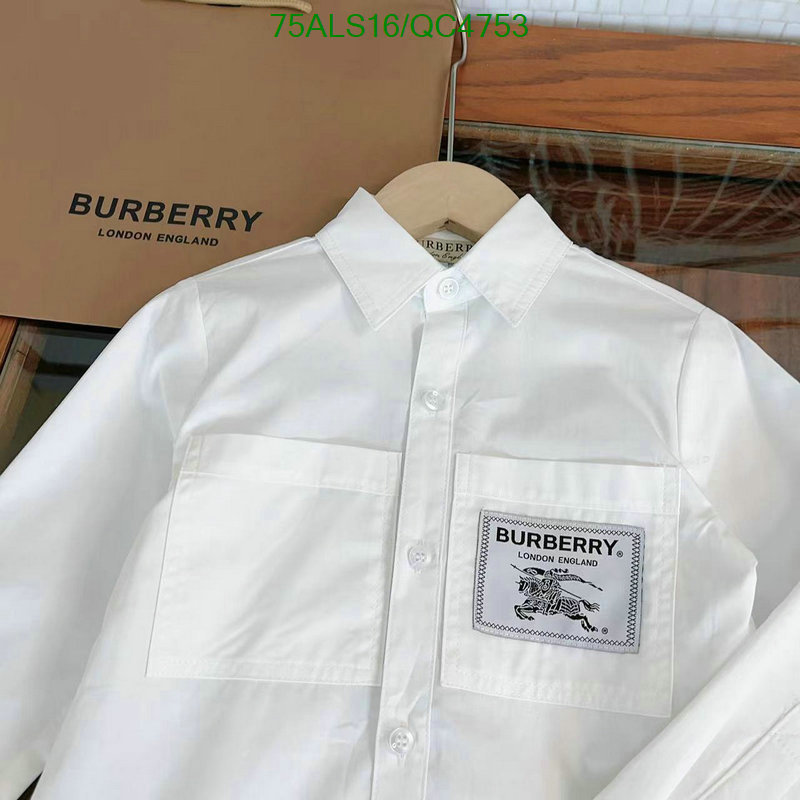 Burberry-Kids clothing Code: QC4753 $: 75USD