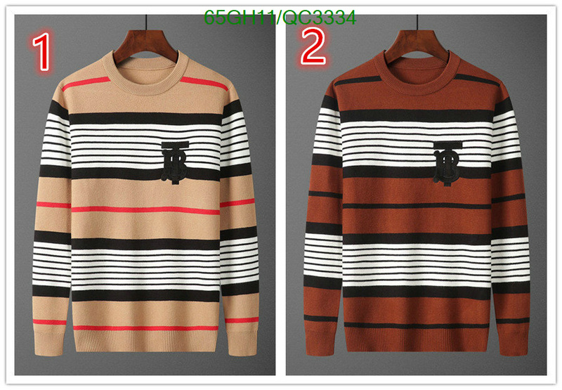 Burberry-Clothing Code: QC3334 $: 65USD